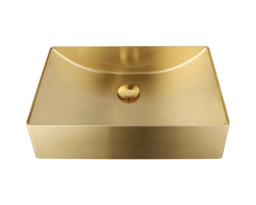 Раковина-чаша AltroBagno Futuro AltroBagnoFuturo001013OrSp 49,6x34,6 см, накладная, золотой матовый