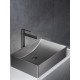 Раковина-чаша AltroBagno Futuro AltroBagnoFuturo001014MtGr 49,6x34,6 см, накладная, оружейная сталь
