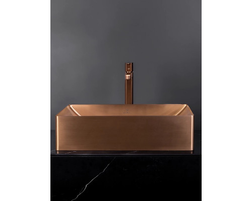 Раковина-чаша AltroBagno Futuro AltroBagnoFuturo001015RaSp 49,6x34,6 см, накладная, медь матовая