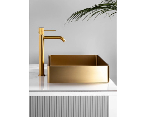 Раковина-чаша AltroBagno Astro AltroBagnoAstro001017OrSp 51x36 см, накладная, золотой матовый