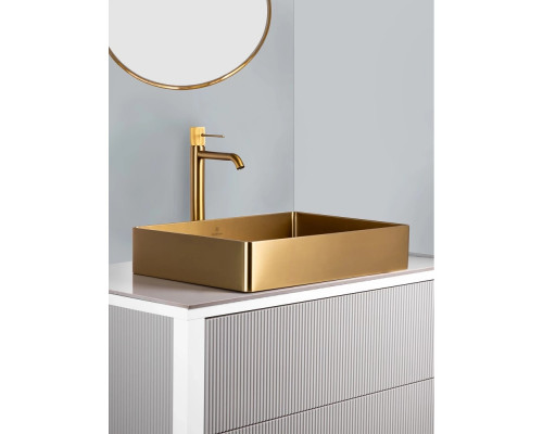 Раковина-чаша AltroBagno Astro AltroBagnoAstro001017OrSp 51x36 см, накладная, золотой матовый