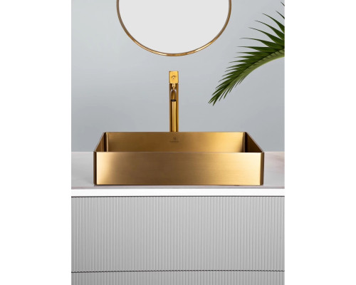 Раковина-чаша AltroBagno Astro AltroBagnoAstro001017OrSp 51x36 см, накладная, золотой матовый