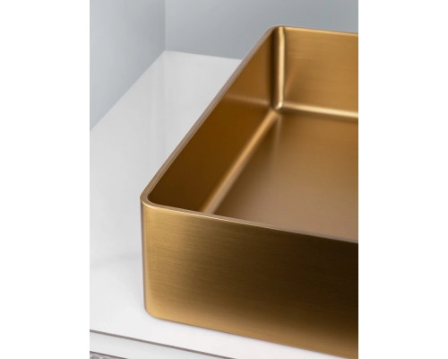 Раковина-чаша AltroBagno Astro AltroBagnoAstro001017OrSp 51x36 см, накладная, золотой матовый