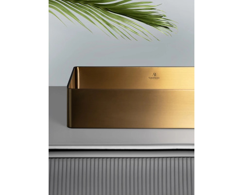 Раковина-чаша AltroBagno Astro AltroBagnoAstro001017OrSp 51x36 см, накладная, золотой матовый