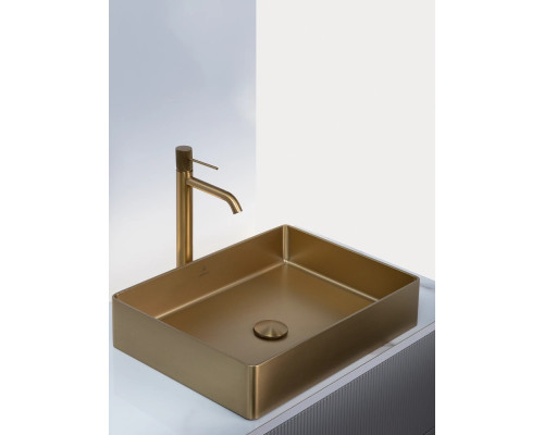 Раковина-чаша AltroBagno Astro AltroBagnoAstro001017OrSp 51x36 см, накладная, золотой матовый