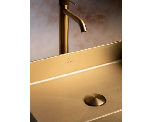 Раковина-чаша AltroBagno Astro AltroBagnoAstro001017OrSp 51x36 см, накладная, золотой матовый