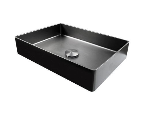 Раковина-чаша AltroBagno Astro AltroBagnoAstro001018MtGr 51x36 см, накладная, оружейная сталь