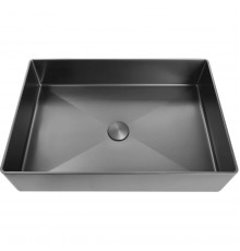 Раковина-чаша AltroBagno Astro AltroBagnoAstro001018MtGr 51x36 см, накладная, оружейная сталь