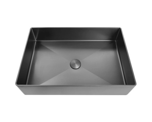 Раковина-чаша AltroBagno Astro AltroBagnoAstro001018MtGr 51x36 см, накладная, оружейная сталь