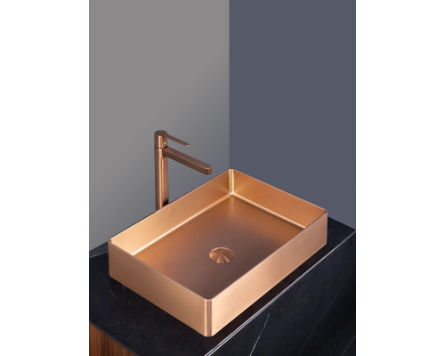 Раковина-чаша AltroBagno Astro AltroBagnoAstro001019RaSp 51x36 см, накладная, медь матовая