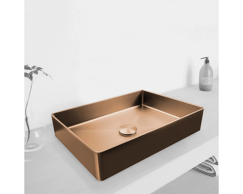 Раковина-чаша AltroBagno Astro AltroBagnoAstro001019RaSp 51x36 см, накладная, медь матовая