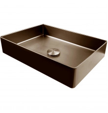 Раковина-чаша AltroBagno Astro AltroBagnoAstro001020BrAn 51x36 см, накладная, состаренная бронза