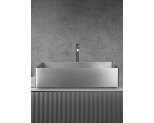 Раковина-чаша AltroBagno Solido AltroBagnoSolido001022MtGr 60x40 см, накладная, оружейная сталь