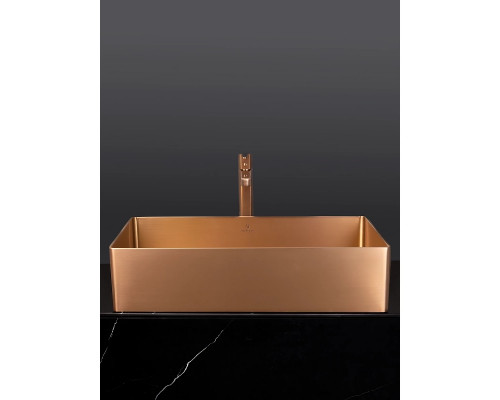 Раковина-чаша AltroBagno Solido AltroBagnoSolido001023RaSp 60x40 см, накладная, медь матовая
