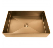 Раковина-чаша AltroBagno Solido AltroBagnoSolido001023RaSp 60x40 см, накладная, медь матовая