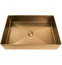 Раковина-чаша AltroBagno Solido AltroBagnoSolido001023RaSp 60x40 см, накладная, медь матовая