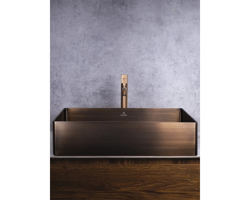 Раковина-чаша AltroBagno Solido AltroBagnoSolido001024BrAn 60x40 см, накладная, состаренная бронза