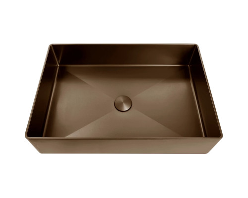 Раковина-чаша AltroBagno Solido AltroBagnoSolido001024BrAn 60x40 см, накладная, состаренная бронза