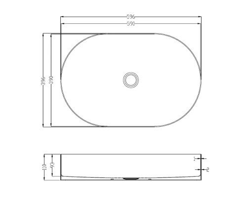 Раковина-чаша AltroBagno Eterno AltroBagnoEterno001025OrSp 59,6x39,6 см, накладная, золотой матовый