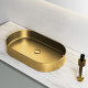 Раковина-чаша AltroBagno Eterno AltroBagnoEterno001025OrSp 59,6x39,6 см, накладная, золотой матовый