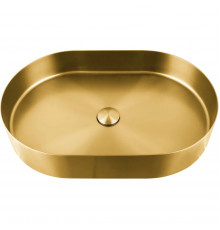 Раковина-чаша AltroBagno Eterno AltroBagnoEterno001025OrSp 59,6x39,6 см, накладная, золотой матовый