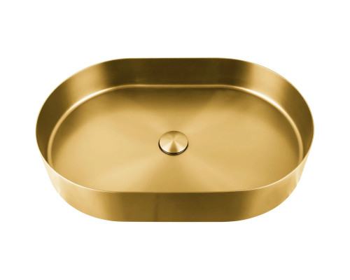 Раковина-чаша AltroBagno Eterno AltroBagnoEterno001025OrSp 59,6x39,6 см, накладная, золотой матовый