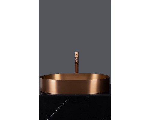 Раковина-чаша AltroBagno Eterno AltroBagnoEterno001027RaSp 59,6x39,6 см, накладная, медь матовая