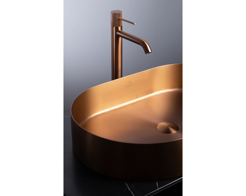 Раковина-чаша AltroBagno Eterno AltroBagnoEterno001027RaSp 59,6x39,6 см, накладная, медь матовая