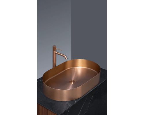 Раковина-чаша AltroBagno Eterno AltroBagnoEterno001027RaSp 59,6x39,6 см, накладная, медь матовая