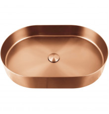 Раковина-чаша AltroBagno Eterno AltroBagnoEterno001027RaSp 59,6x39,6 см, накладная, медь матовая