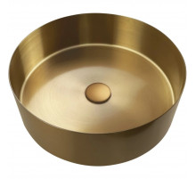 Раковина-чаша AltroBagno Luna AltroBagnoLuna001001OrSp 39,6x39,6 см, накладная, золотой матовый