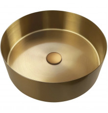 Раковина-чаша AltroBagno Luna AltroBagnoLuna001001OrSp 39,6x39,6 см, накладная, золотой матовый