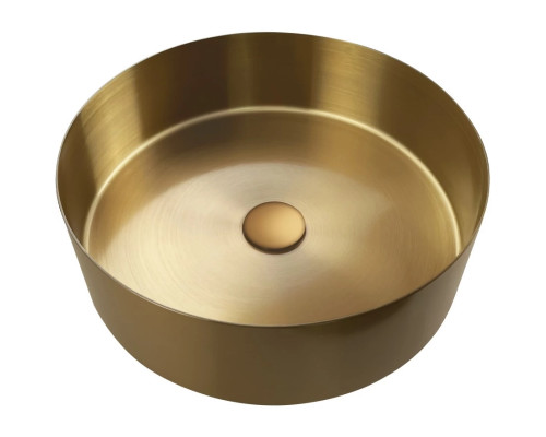 Раковина-чаша AltroBagno Luna AltroBagnoLuna001001OrSp 39,6x39,6 см, накладная, золотой матовый