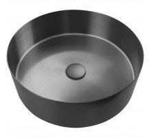 Раковина-чаша AltroBagno Luna AltroBagnoLuna001002MtGr 39,6x39,6 см, накладная, оружейная сталь