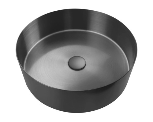 Раковина-чаша AltroBagno Luna AltroBagnoLuna001002MtGr 39,6x39,6 см, накладная, оружейная сталь