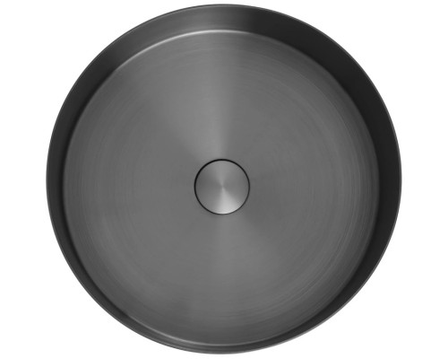 Раковина-чаша AltroBagno Luna AltroBagnoLuna001002MtGr 39,6x39,6 см, накладная, оружейная сталь