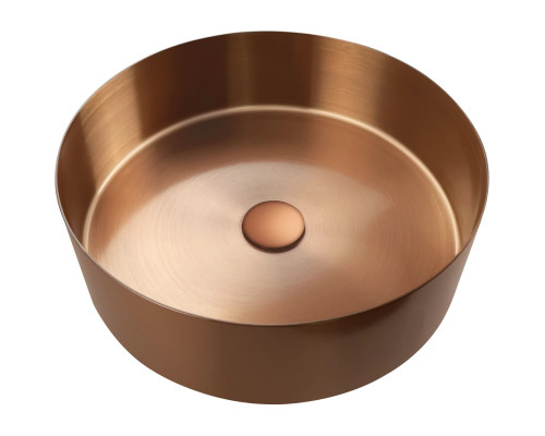 Раковина-чаша AltroBagno Luna AltroBagnoLuna001003RaSp 39,6x39,6 см, накладная, медь матовая