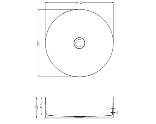 Раковина-чаша AltroBagno Luna AltroBagnoLuna001004BrAn 39,6x39,6 см, накладная, состаренная бронза