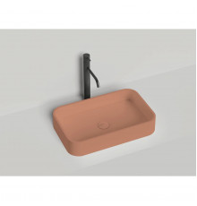 Раковина-чаша Salini S-Sense Callista 01 1101104GF3012 54,5x34,5 см, накладная, бежево-красный глянец