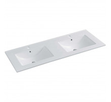 Раковина Vincea VBS-13120D 121,5x46,5 см, накладная, белый