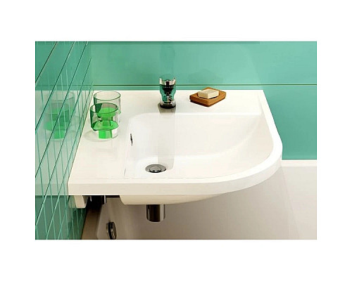 Santeh-Crystal.ru: Умывальник 50x57 см Ravak BeHappy L XJAL1100000 Приобрести Умывальник 50x57 см Ravak BeHappy L XJAL1100000 в магазине сантехники Santeh-Crystal.ru
