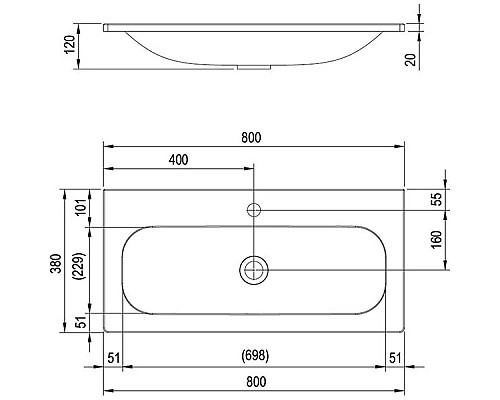 Santeh-Crystal.ru: Умывальник 80 см Ravak Ring 800 XJK01180000 Заказать Умывальник 80 см Ravak Ring 800 XJK01180000 в магазине сантехники Santeh-Crystal.ru