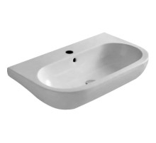 Раковина 75х45 см с одним отверстием под смеситель Azzurra Nuvola NUV200/75bix1