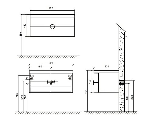 Купить Раковина 92х52 см BelBagno Senso SENSO-920-LVB в магазине сантехники Santeh-Crystal.ru