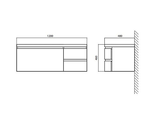 Santeh-Crystal.ru: Раковина 120х48 см BelBagno Prospero BB1200DAB Купить Раковина 120х48 см BelBagno Prospero BB1200DAB в магазине сантехники Santeh-Crystal.ru