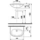 Заказать Раковина 60x47 см Jika Zeta 8103920001099 в магазине сантехники Santeh-Crystal.ru