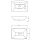 Приобрести Раковина чаша 60х40 см Artceram Jazz JZL0020150BI/nerox0 в магазине сантехники Santeh-Crystal.ru