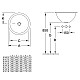 Приобрести Раковина 45x45 см Villeroy & Boch Loop & Friends 614045R1 в магазине сантехники Santeh-Crystal.ru