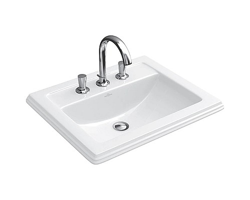 Заказать Раковина 63x52,5 см Villeroy & Boch Hommage 7102A1R1 в магазине сантехники Santeh-Crystal.ru