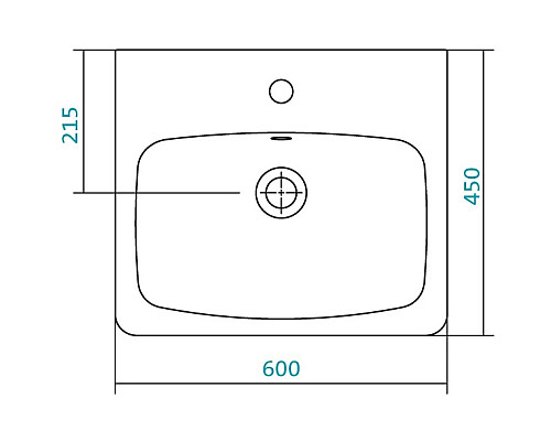Купить Раковина 60х45 см Santek Нео 1.WH30.2.186 в магазине сантехники Santeh-Crystal.ru